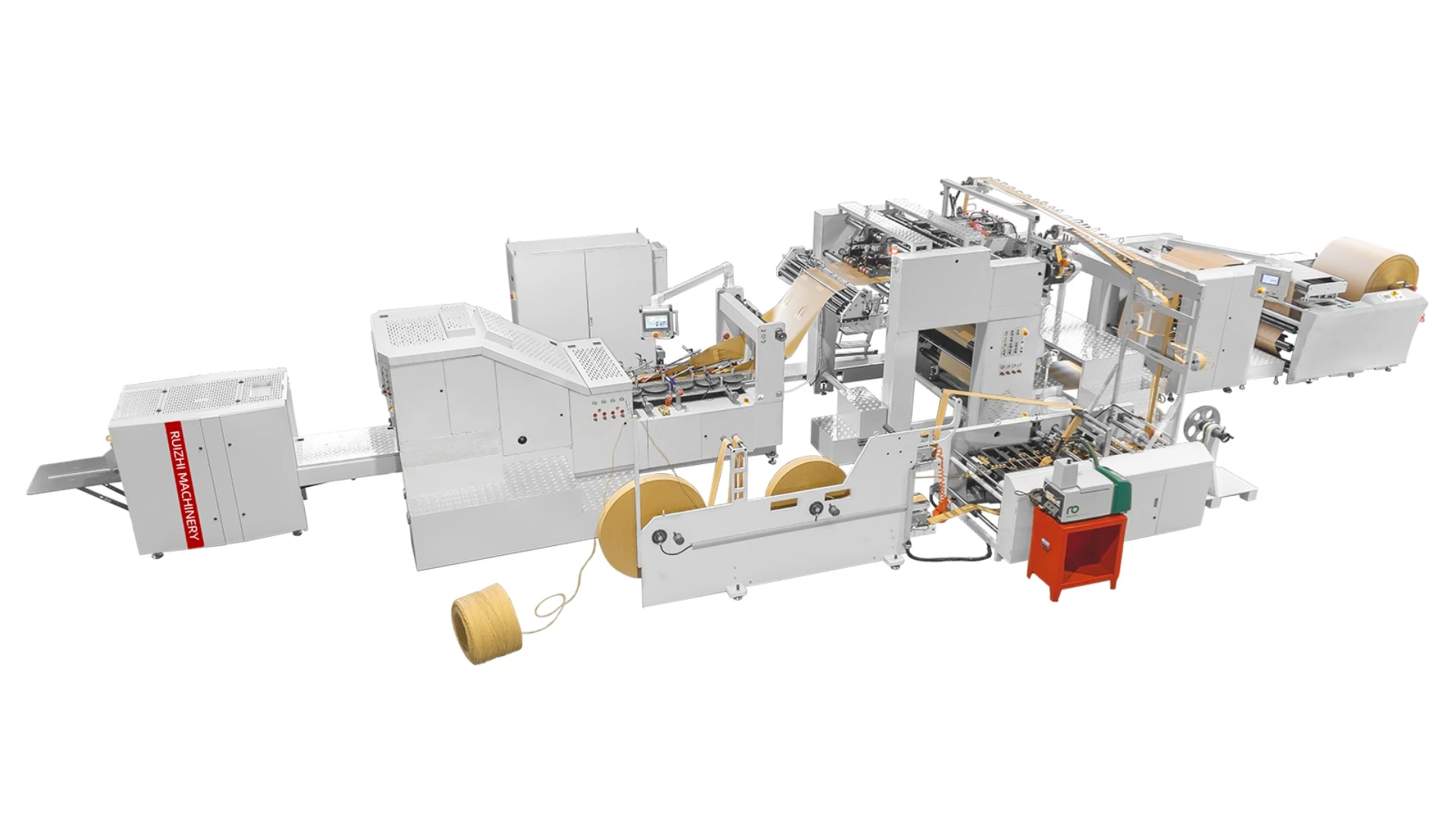 Paper Bag Machine with Handle Inline